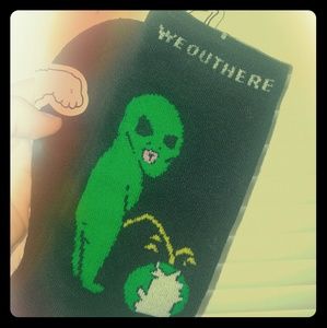 Brand new alien socks.